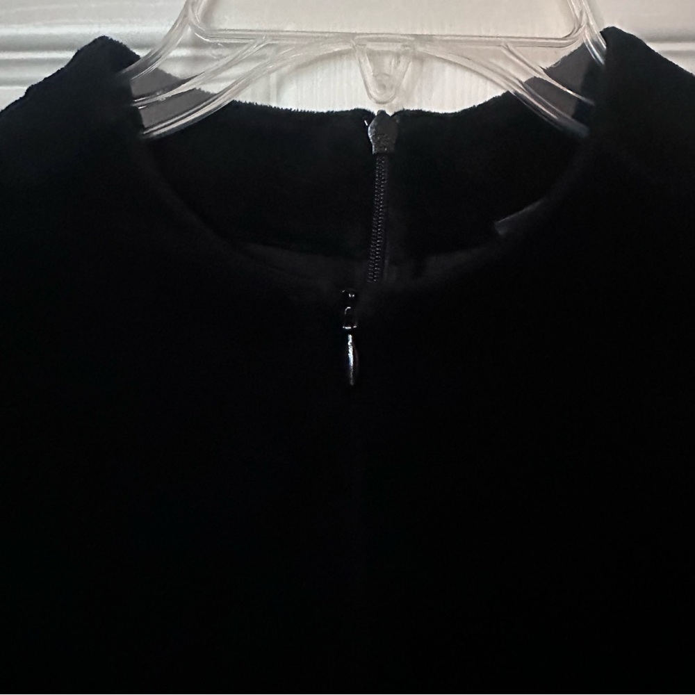 ME+EM Perfect Simplicity Stretch Velvet Black Maxi Dress | Sz 10 - Picture 4 of 15